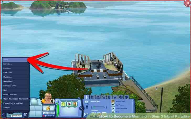 Image intitulée Devenir une Sirène dans les Sims 3 Île de rêve l